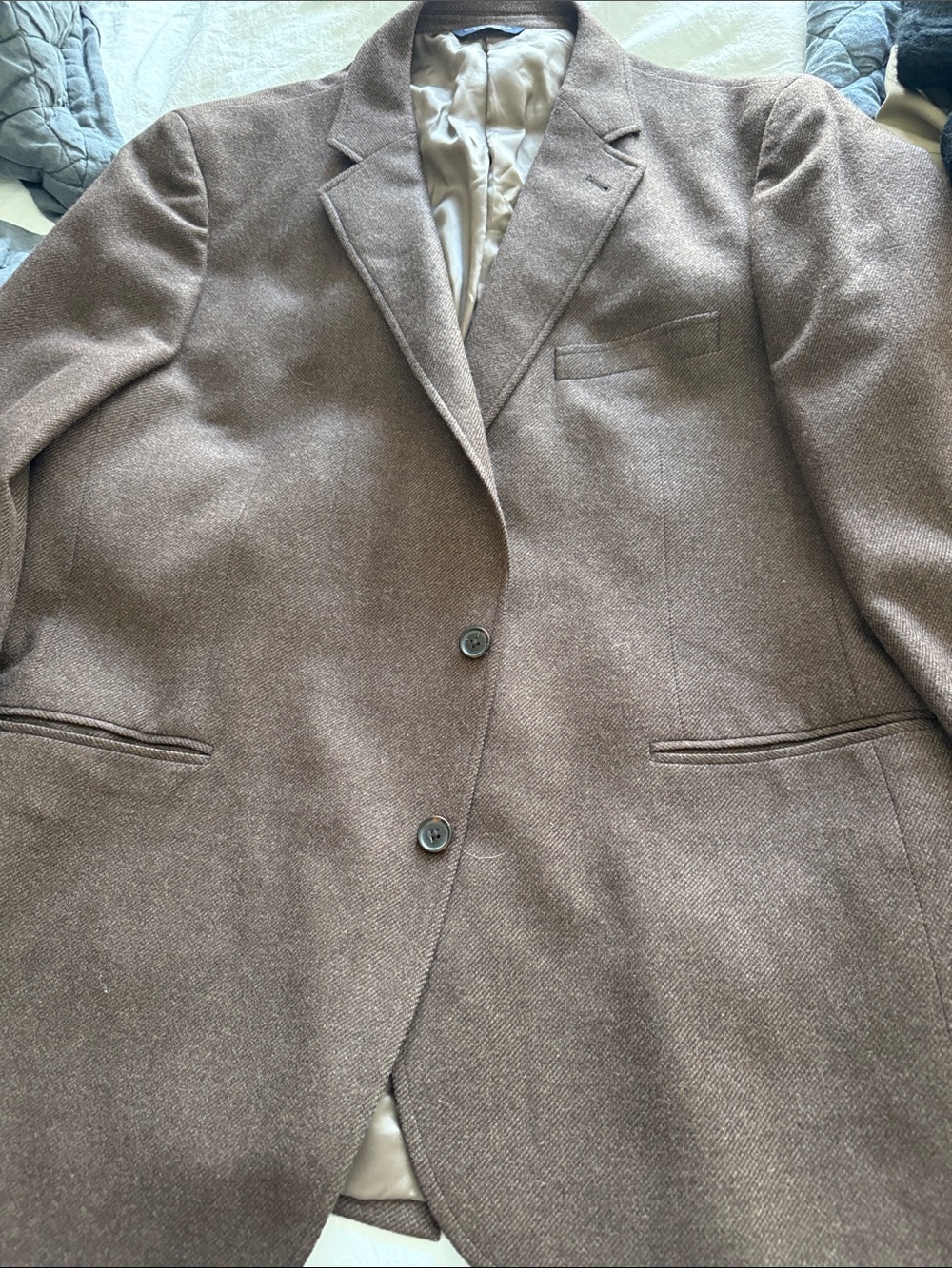 Brooks Brothers Brown Wool-Blend Sport Coat